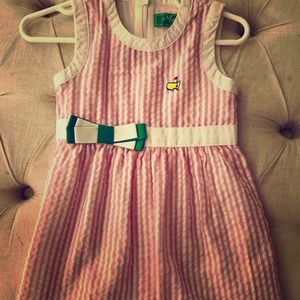 Official Masters Pink Seersucker Dress